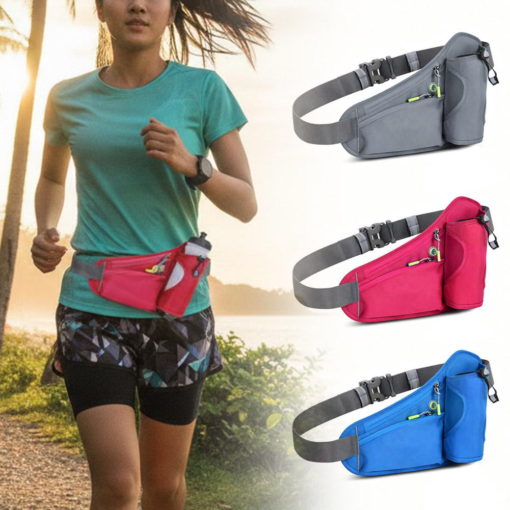 Running Belt - حقيبة خصر للجري مع حامل زجاجة