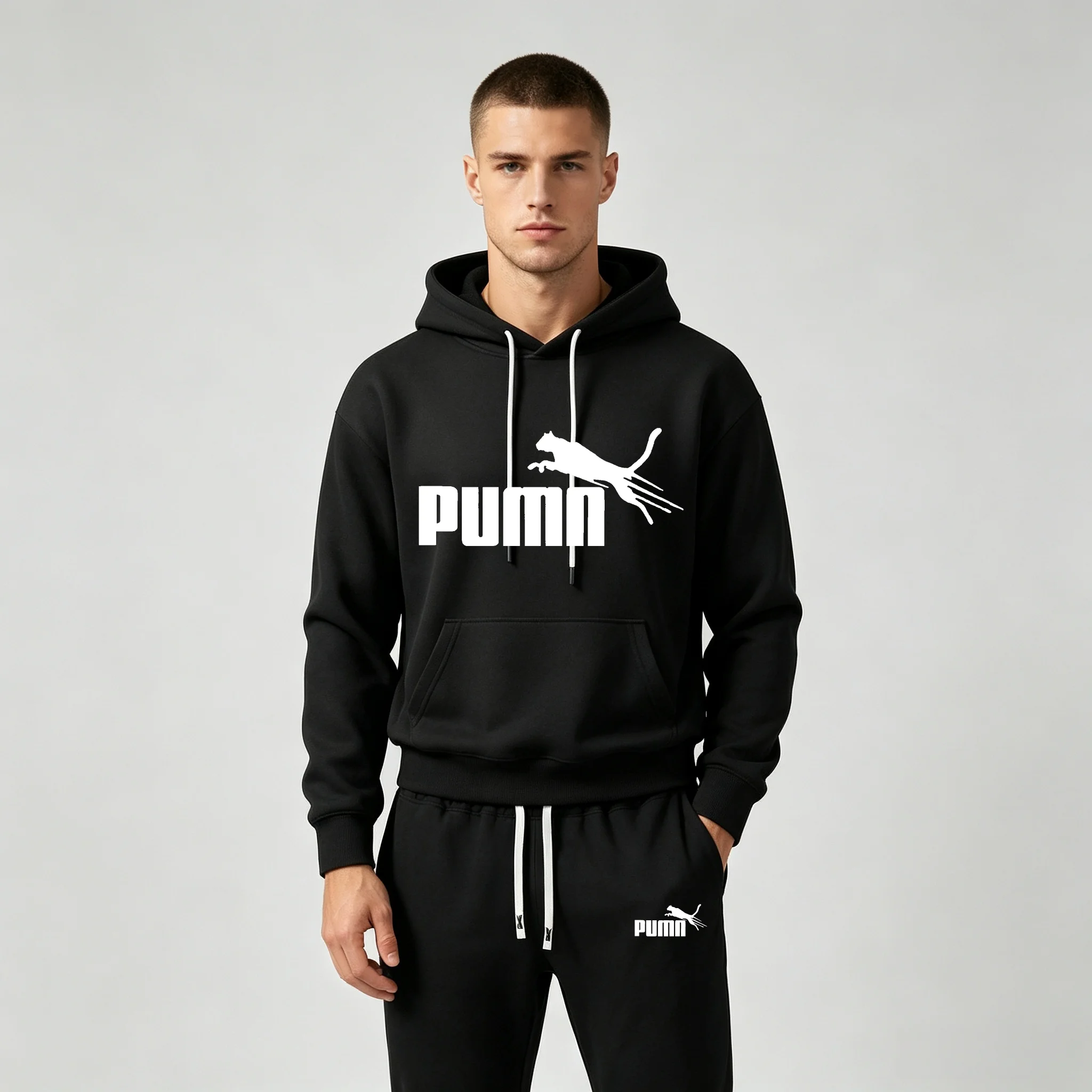 Joggers Pants - طقم رياضي رجالي مكون من هودي