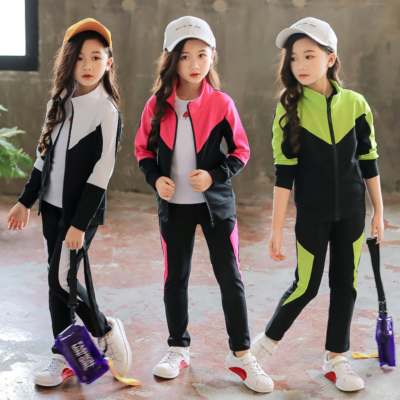 Running Gear Kids - ربيع الخريف الاطفال ملابس الفتيات طويلة