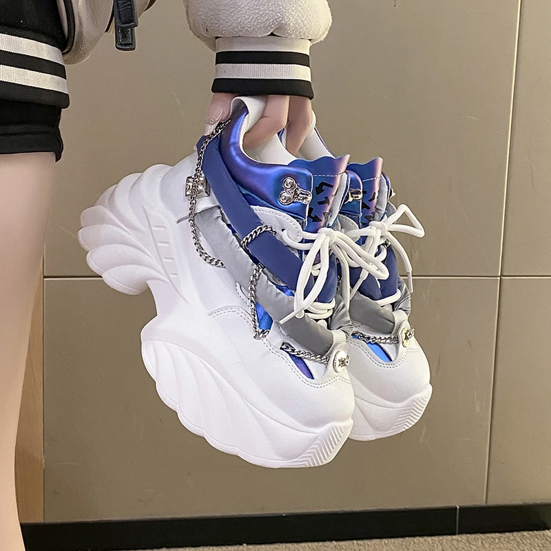 Running Shoes Women - جميل Kawaii النساء أحذية رياضية إسفين