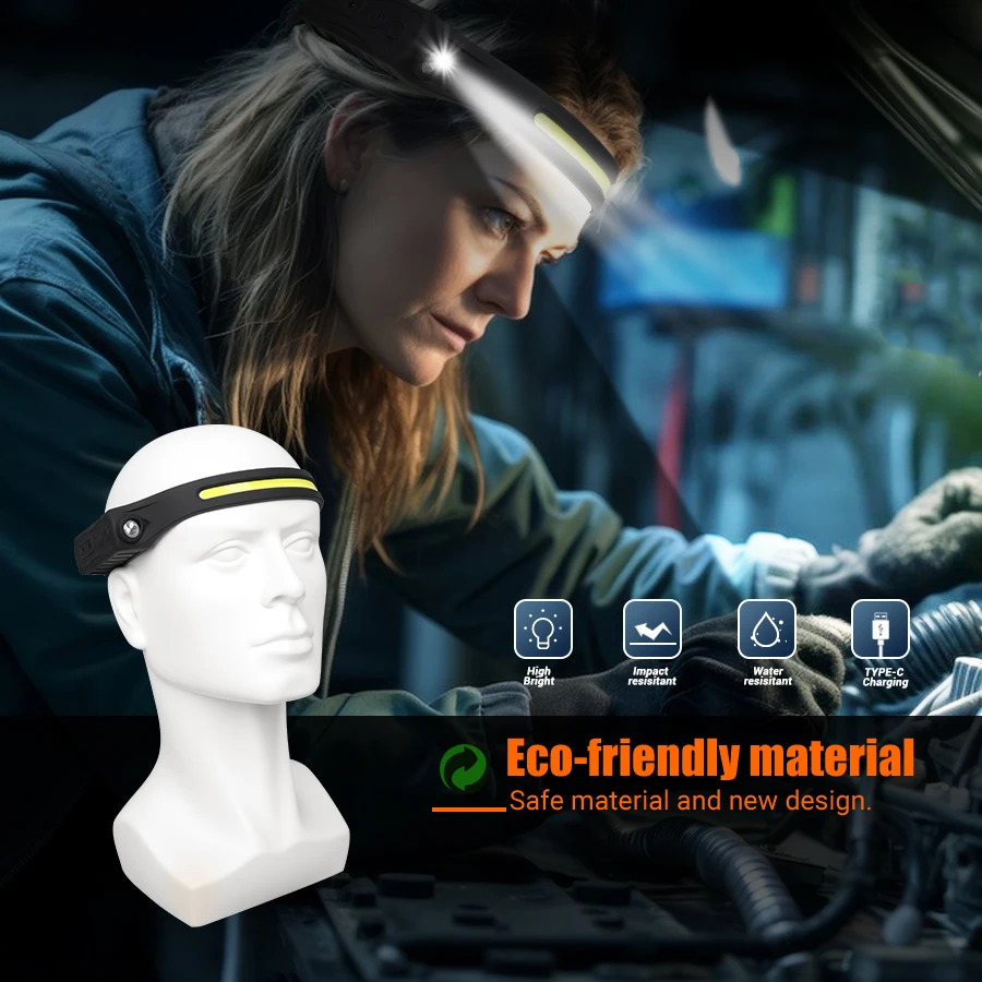 مستشعر حركة المصباح القابل لإع - مراجعة Running Headlamp وسعره