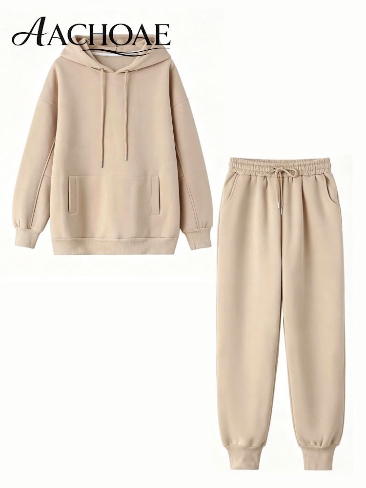 طقم رياضي نسائي من AACHOAE، ست - مراجعة Joggers Pants وسعره