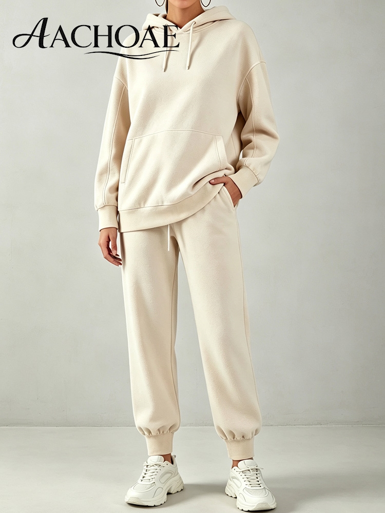 طقم رياضي نسائي من AACHOAE، ست - مراجعة Joggers Pants وسعره