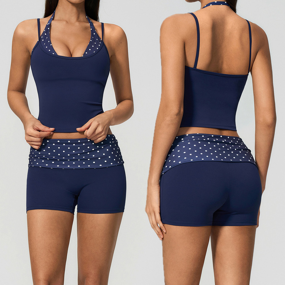 حمالة صدر رياضية نسائية منقطة  - مراجعة Running Belt وسعره