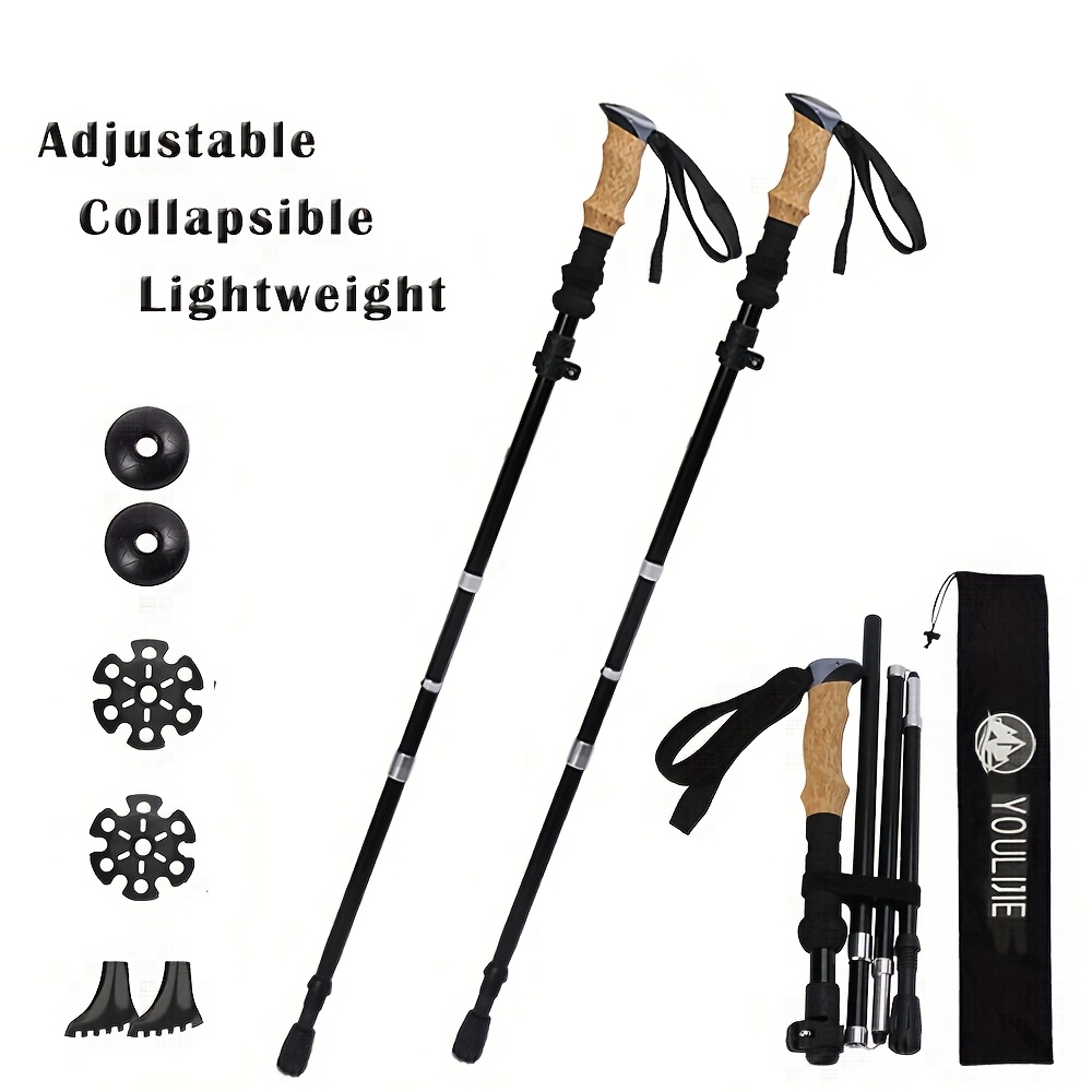 أقطاب المشي لمسافات طويلة القو - مراجعة Trekking Pole Carbon وسعره
