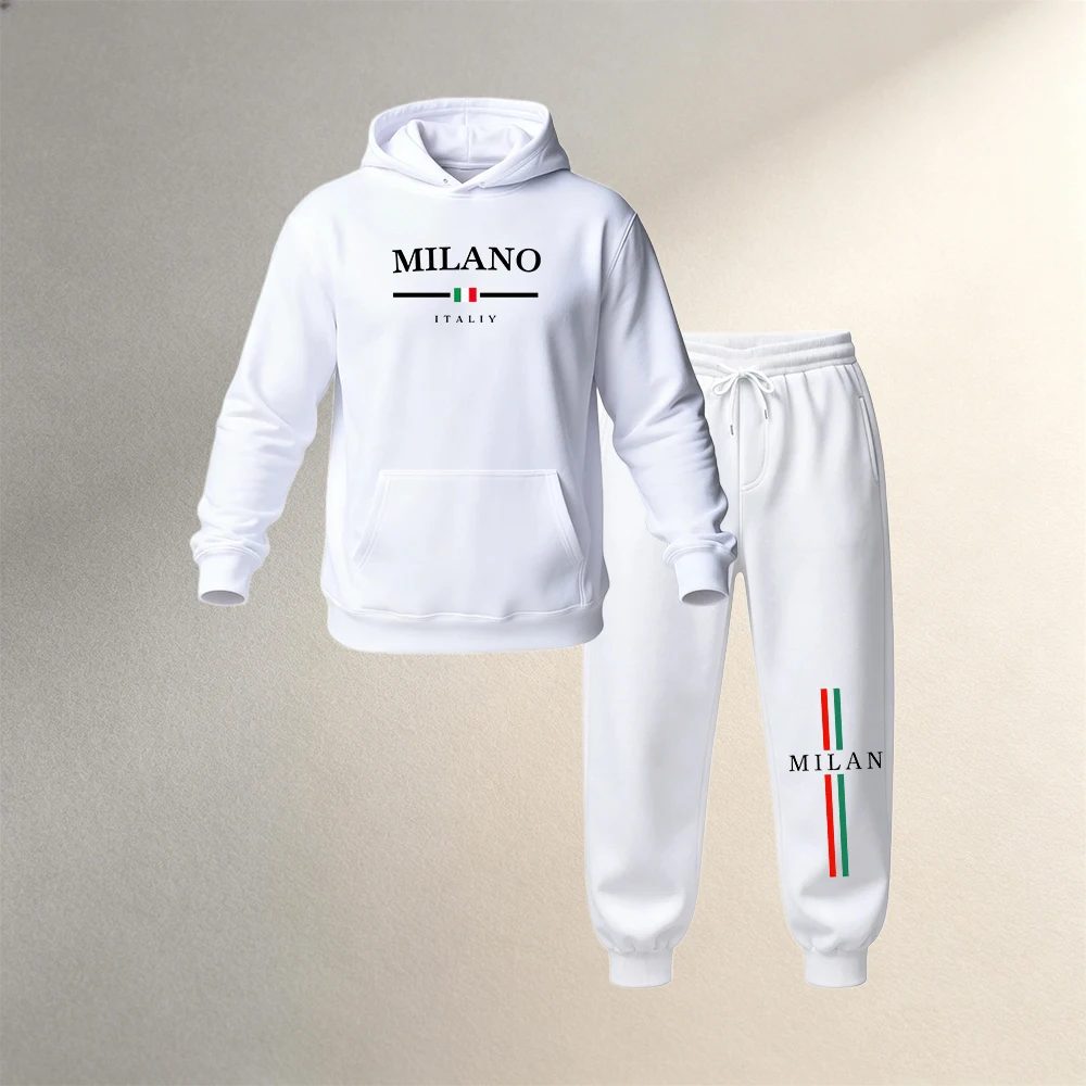 طقم هوديز رجالي من قطعتين لفصل - مراجعة Joggers Pants وسعره